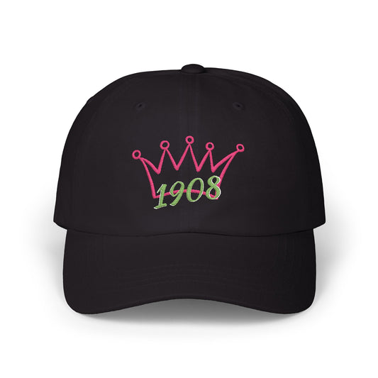 1 9 0 8 Crown Embroidered Hat/Cap | AKA Inspired