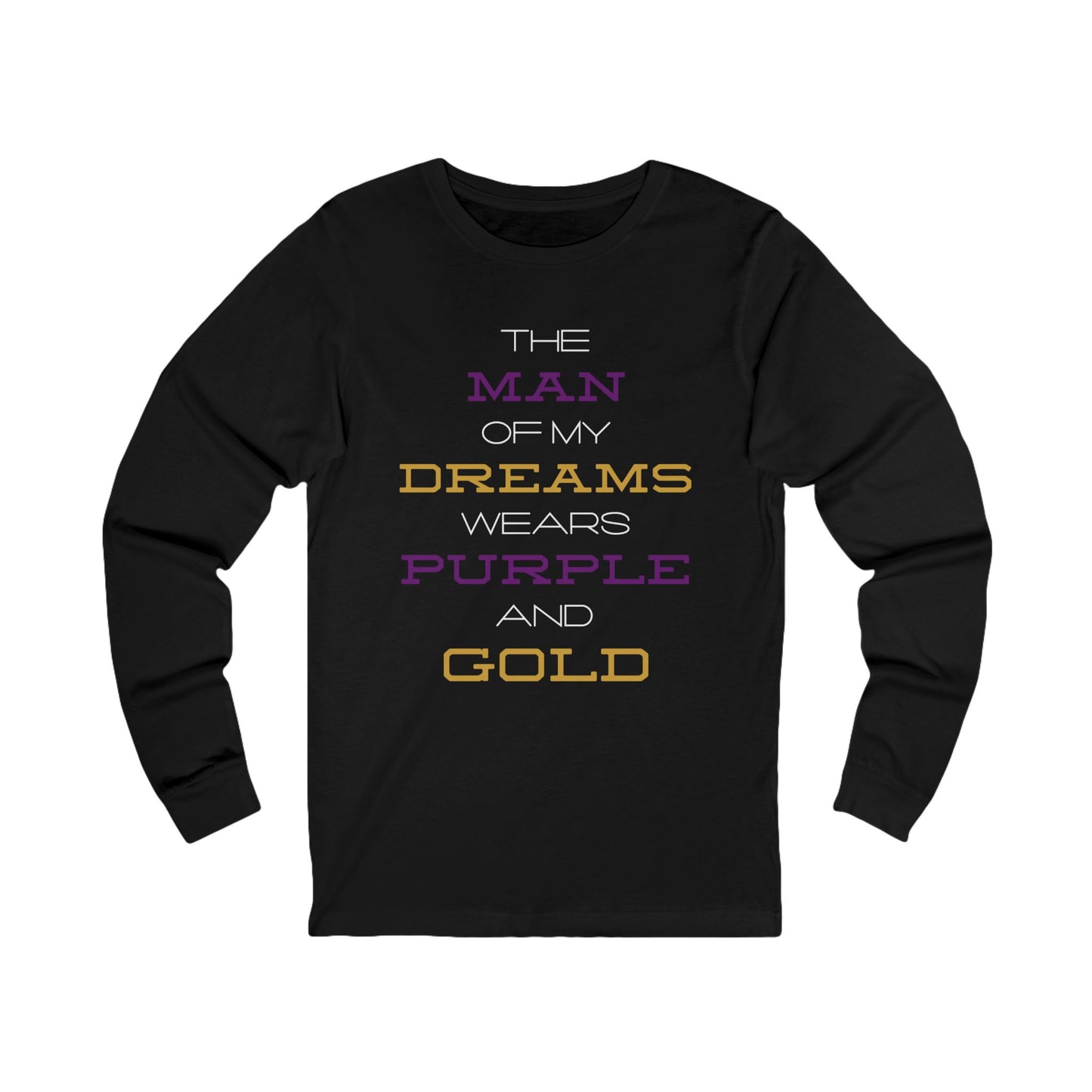 The Man of My Dreams Wears Purple & Gold T-Shirt | Omega Psi Phi Inspired