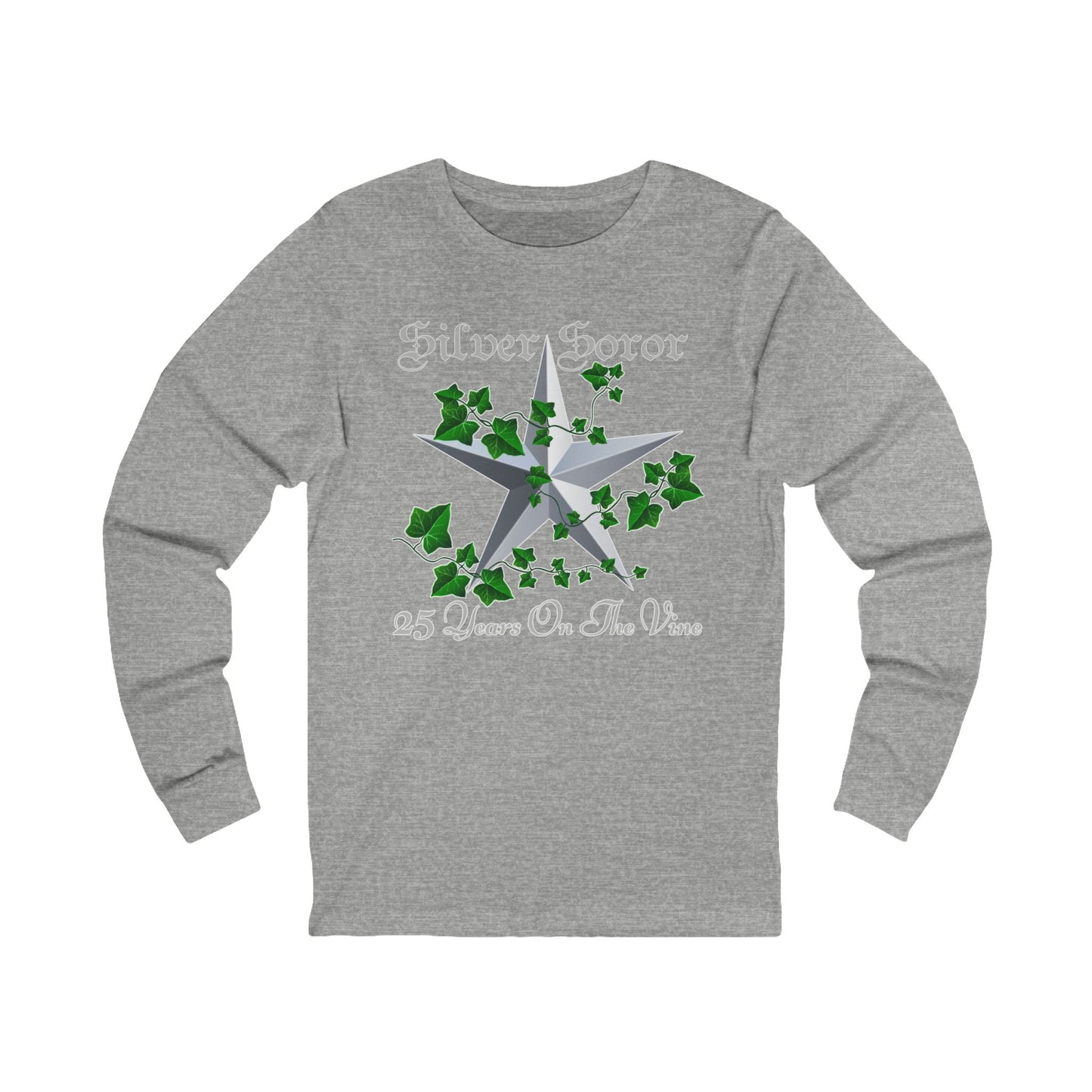 Silver Soror - 25 Years On the Vine Long-Sleeved T-Shirt | HBCU Sorority Inspired