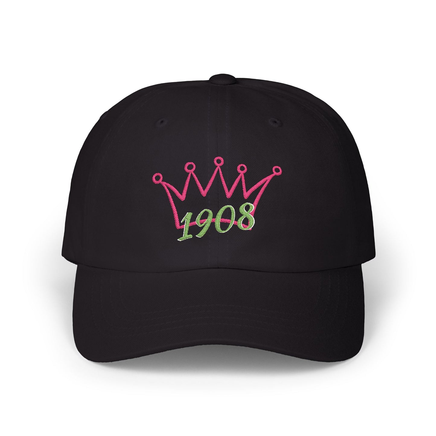 1 9 0 8 Crown Embroidered Hat/Cap | AKA Inspired