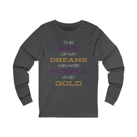 The Man of My Dreams Wears Purple & Gold T-Shirt | Omega Psi Phi Inspired