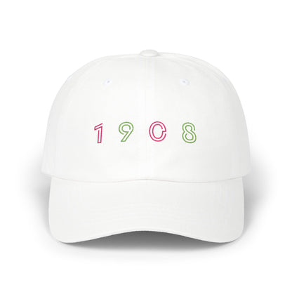 1 9 0 8  Embroidered Hat/Cap  | AKA Inspired