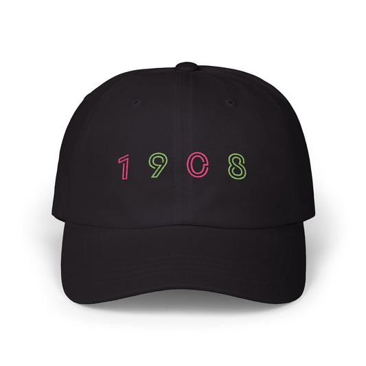 1 9 0 8  Embroidered Hat/Cap  | AKA Inspired