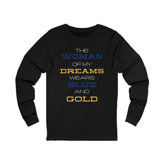 The Woman of My Dreams Wears Blue & Gold T-Shirt | Sigma Gamma Rho Inspired