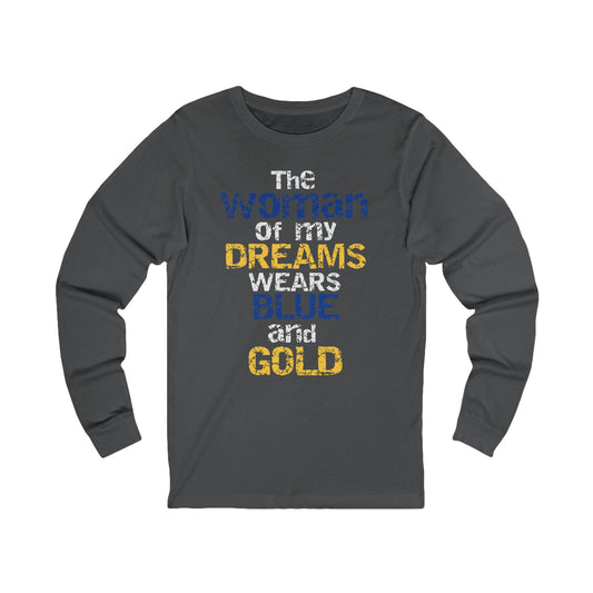 The Woman of My Dreams Wears Blue & Gold T-Shirt | Sigma Gamma Rho Inspired