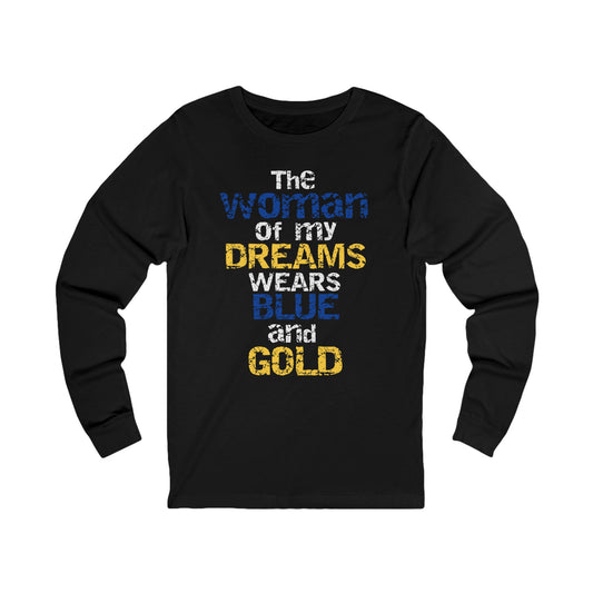 The Woman of My Dreams Wears Blue & Gold T-Shirt | Sigma Gamma Rho Inspired
